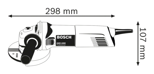 משחזת זווית בוש BOSCH GWS 1000