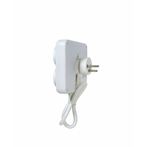 מפצל 3 שקעים עם חיבור USB אומגה