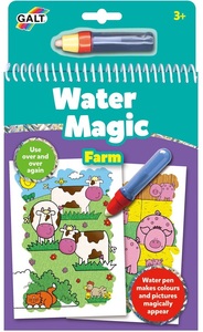 ספר מים קסום 6 ציורים - חוות חיות