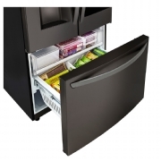 מקרר 3 דלתות 626 ליטר LG GRX265INS 