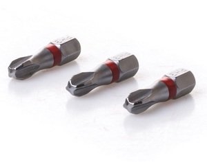 מארז 3 ביטים PH3 מקצועיים 25 מ"מ  S2 Torsion