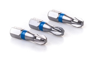 מארז 3 ביטים PZ3 מקצועיים 25 מ"מ  S2 Torsion