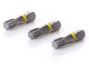 מארז 3 ביטים T35 מקצועיים 25 מ"מ  S2 Torsion