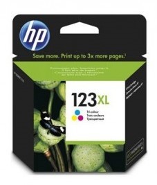 ראש דיו צבעוני מקורי 123XL HP