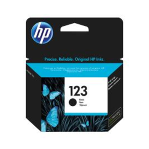 ראש דיו שחור מקורי 123 HP