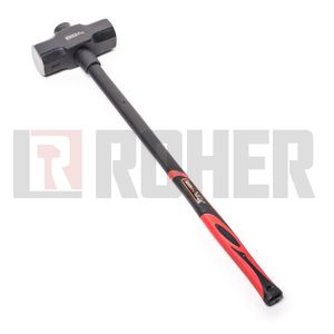 פטיש 8 ק"ג ROHER ידית פיבר 84 ס"מ ראש עגול