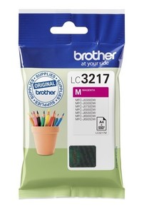 ראש דיו אדום מקורי LC3217 brother