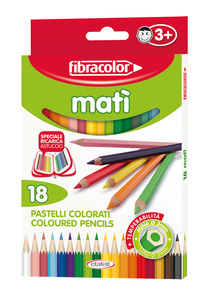 עפרון צבעוני 18יח