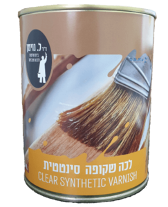 לכה שקופה סינטטית - דר נוימן - 5 ליטר