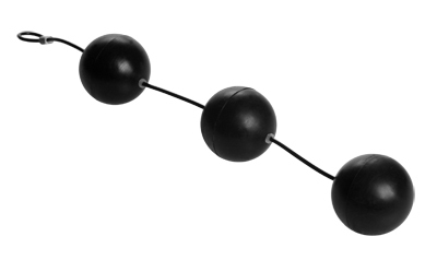 שרשרת חרוזים אנאליים ענקיים XR Brands - XXL Triple Silicone Beads 