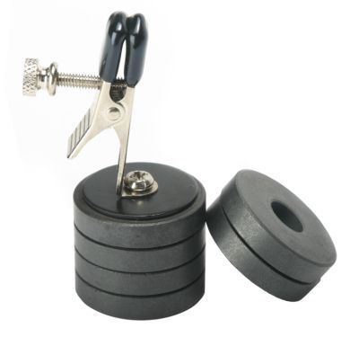מצבט לפטמות עם משקולות ממוגנטות XR Brands - Onus Nipple Clip W/Magnet Weights