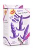 סט פלאגים רוטטים להרחבה אנאלית למתחילות  XR Brands - Thrill Trio Anal Plug Set - Purple