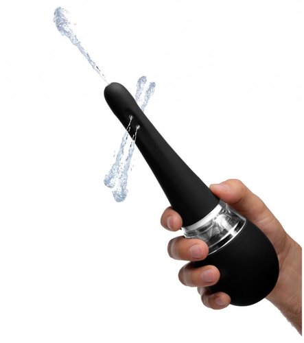 חוקן אנאלי איכותי נטען לשטיפה אינטימית  XR Brands - Electric Auto-Spray Enema Bulb 