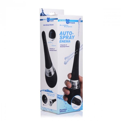 חוקן אנאלי איכותי נטען לשטיפה אינטימית  XR Brands - Electric Auto-Spray Enema Bulb 