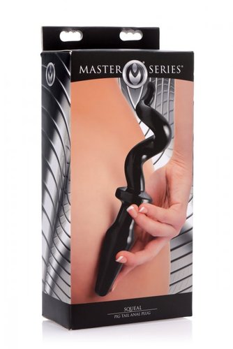פלאג אנאלי זנב חזיר XR Brands - Squeal Pig Tail Anal Plug