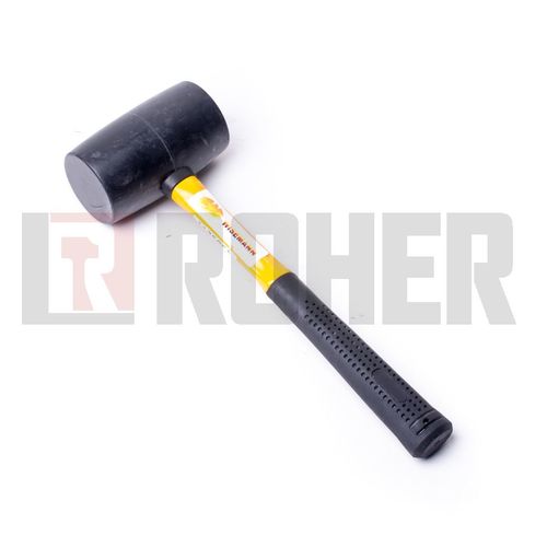 פטיש גומי ידית פיבר 750 גרם