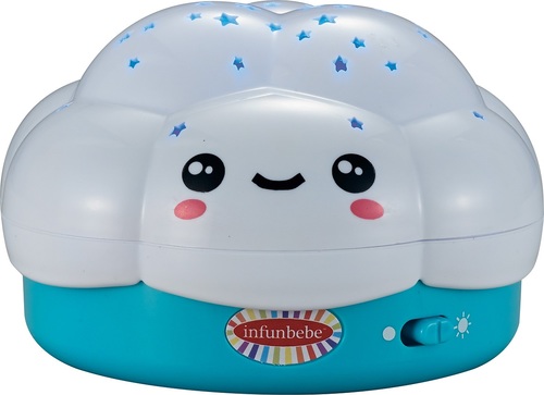 מנורת לילה ענן עם מקרן כוכבים ומנגינות