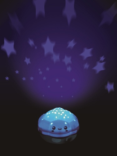 מנורת לילה ענן עם מקרן כוכבים ומנגינות