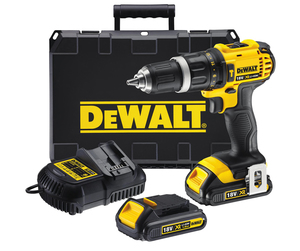 מברגה/מקדחה רוטטת 13 מ"מ DEWALT DCD778S2T 18V BL עם סוללות ומטען