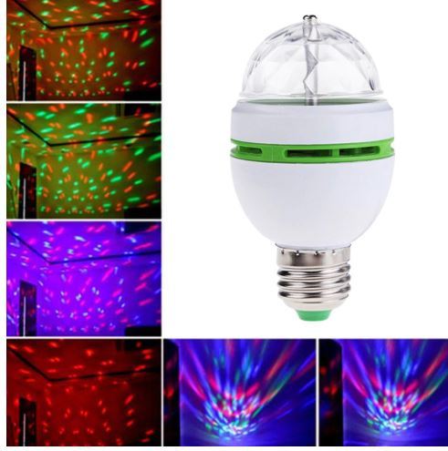 נורת לד צבעונית 16 צבעים עם שלט RGB 15W E27