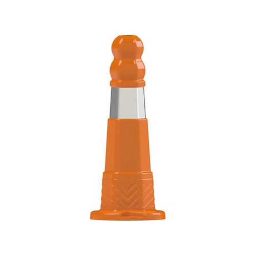 עמוד חסימה TPU כתום פס זוהר 