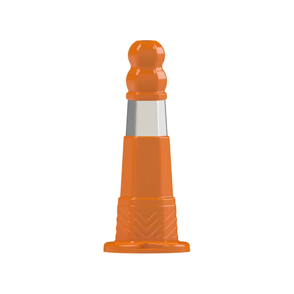עמוד חסימה TPU כתום פס זוהר