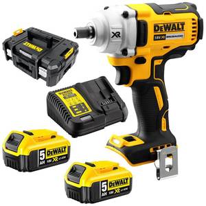 מפתח בוקסות נטען DEWALT DCF899P2 "1/2 BL 18V עם סוללות ומטען