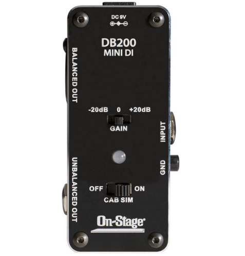 זוית נוספת On stage DB200 Mini DI Box