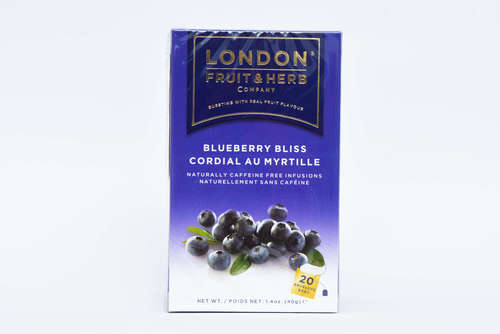 חליטת אוכמניות כחולות 20 שקיות לונדון Blueberry Bliss Tea 20ea London