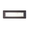 צמוד קיר מלבן LOTUS-L 4W IP65 אפור - גוון אור משתנה בקליק NISKO