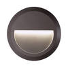 צמוד קיר עגול LOTUS-R 2W IP65 אפור- גוון אור משתנה בקליק NISKO