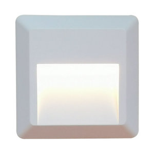 צמוד קיר מרובע LOTUS-S 2W IP65 לבן - גוון אור משתנה בקליק Nisko
