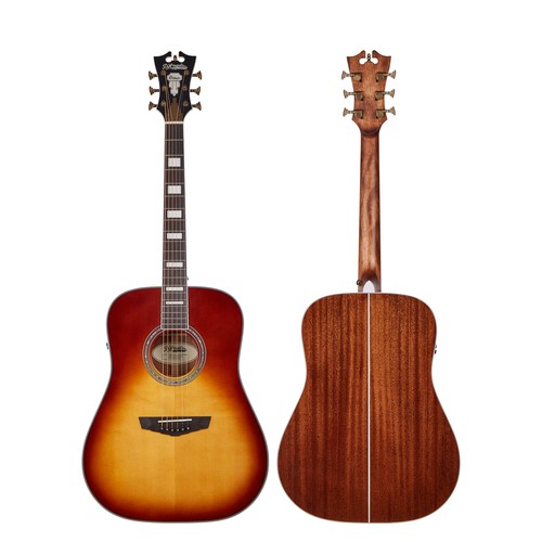 גיטרה אקוסטית מוגברת D'Angelico PREMIER LEXINGTON - ICES TEA BURST