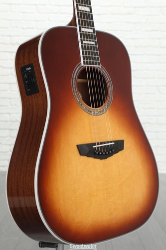 גיטרה אקוסטית מוגברת D'Angelico PREMIER LEXINGTON - ICES TEA BURST