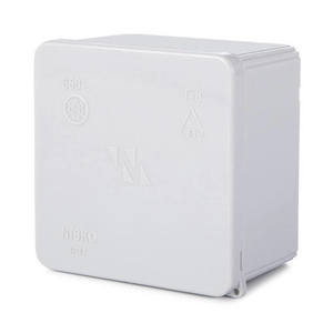 קופסת הסתעפות חלקה T-8 80X80X50 IP44 Nisko