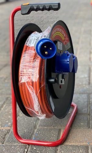 תוף כבל מאריך תעשייתי שקע סקון 40 מטר עם פחת