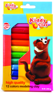 פלסטי קידי 12 צבעים קופ 200-12 BX