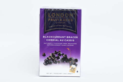 חליטת ענבי ‎שועל 20 שקיות‎ ‎לונדון Blackcurrant Tea 20ea London