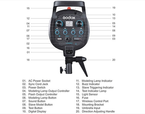 פלאש סטודיו GODOX QS-300