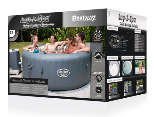 ג'קוזי מתנפח לבית ולחצר ל 6 אנשים BESTWAY Palm Springs HydroJet 54144 