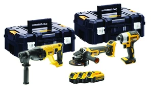 סט 3 כלים ללא פחמים 18V 4AH DEWALT דגם DCK3023M3T