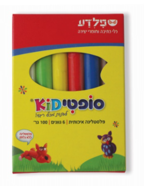 פלסטלינה 6 גוונים