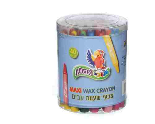 צבעי  שעווה עבים ( 40יח ) בכוס