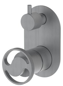 אינטרפוץ 4 דרך ידית שיבר ניקל מוברש 1004CB סיוון אופיר