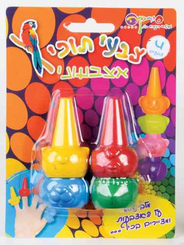 צבעי אצבעוני קריון 4 יח'