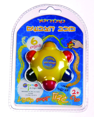 צבעי כוכב קולוריטו 6 צבעים