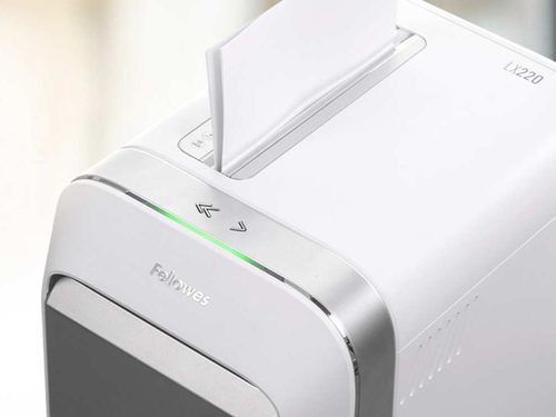 מגרסת נייר לבנה Fellowes Powershred LX211