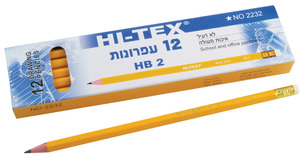 עיפרון הייטקס + מחק משופר