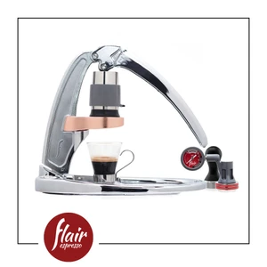 מכונת קפה מנוף פלייר Flair Signature Espresso Maker chrome נירוסטה