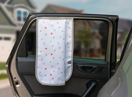 וילון הצללה מגן שמש עם מסנן קרינת UV וחיבור מגנטי